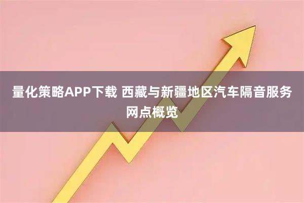 量化策略APP下载 西藏与新疆地区汽车隔音服务网点概览